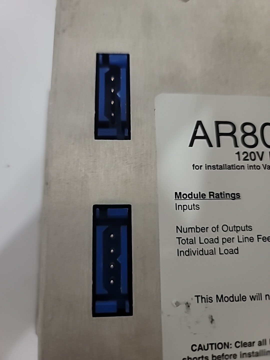 Vantage Module AR8008-120 120V Relay module
