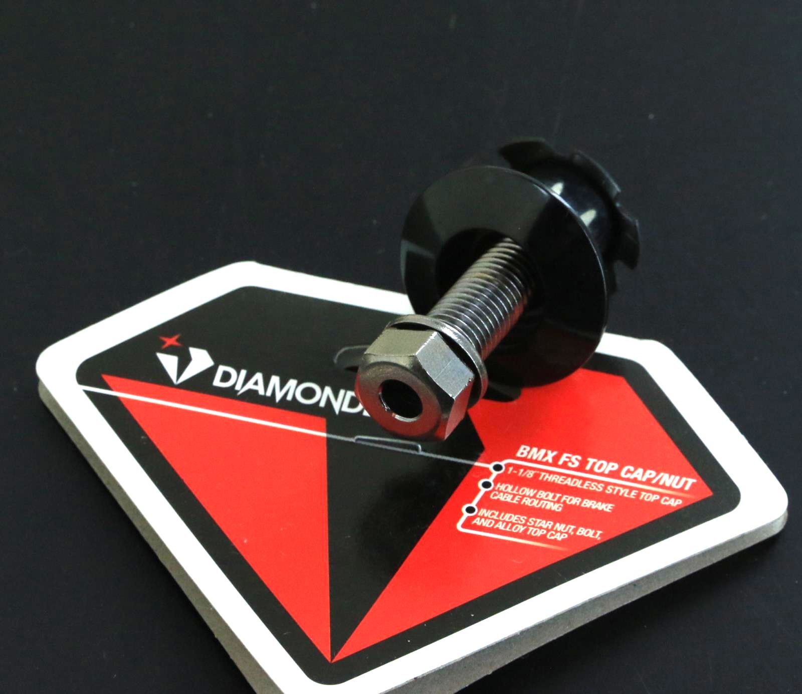Diamondback 1-1/8" Threadless Freestyle BMX Bike Headset Cap Internal Cable NEW