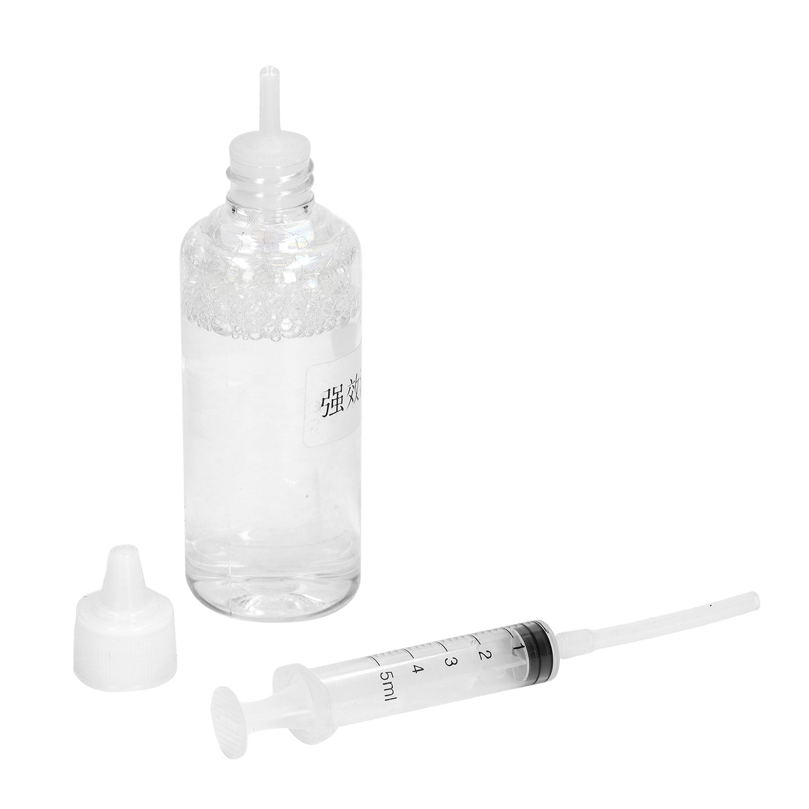 Ink Cleaning Solution Strong Dissolve Nozzle Dye Cleaning Fluid With Syringe