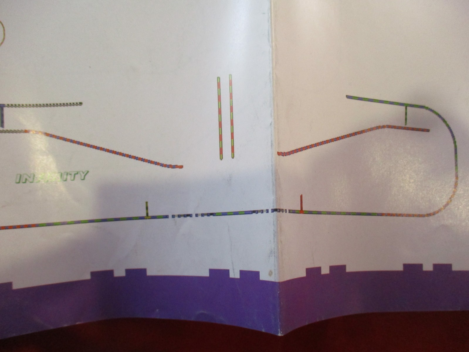Uniracers Super Nintendo SNES Instruction Manual Booklet + Track Map Poster #E