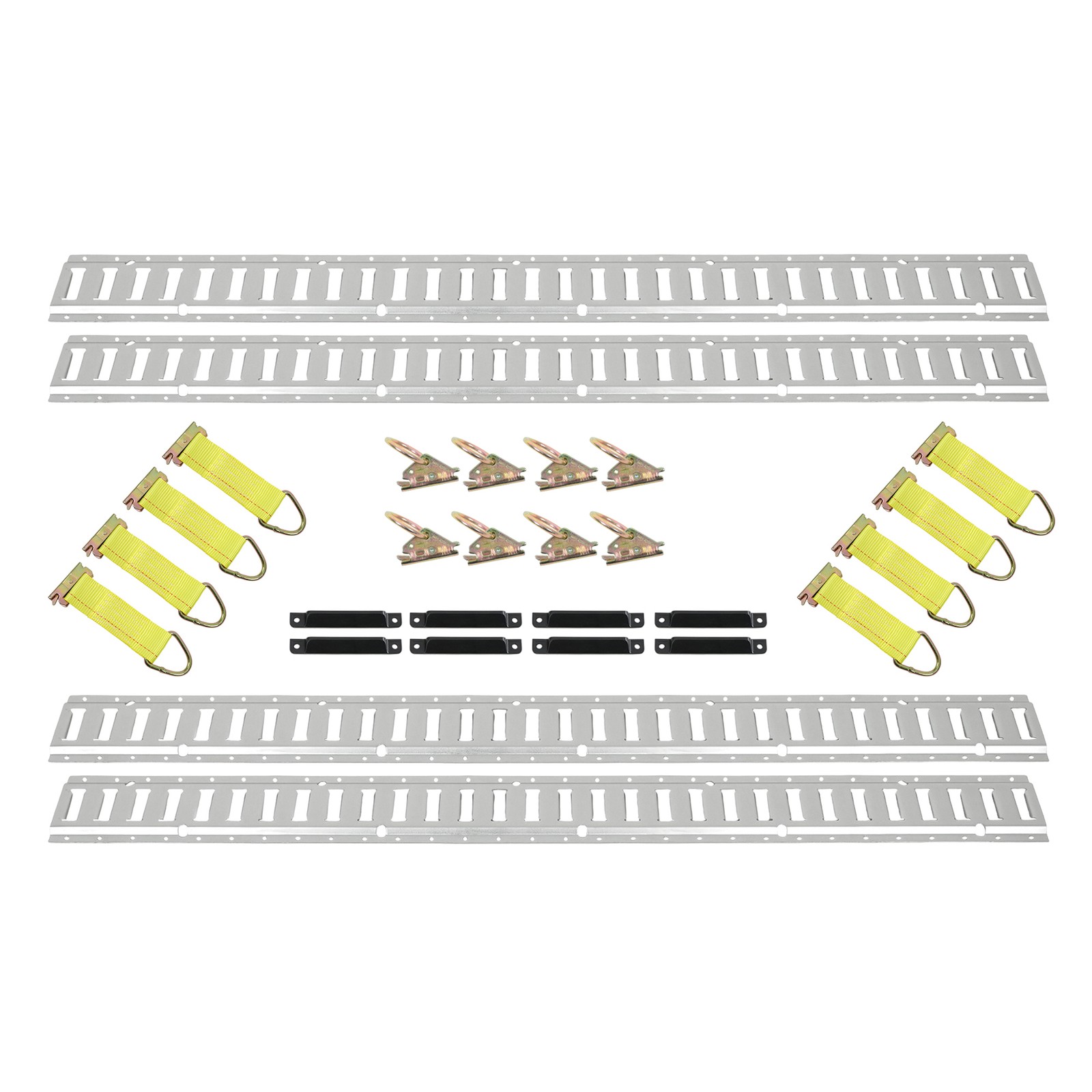 For Enclosed Cargo Trailers 24PCS 5ft E Track Kit – Secure Tie-Down Rails