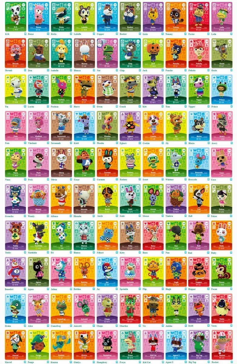 Amiibo Animal Crossing Series 2 Big Card
