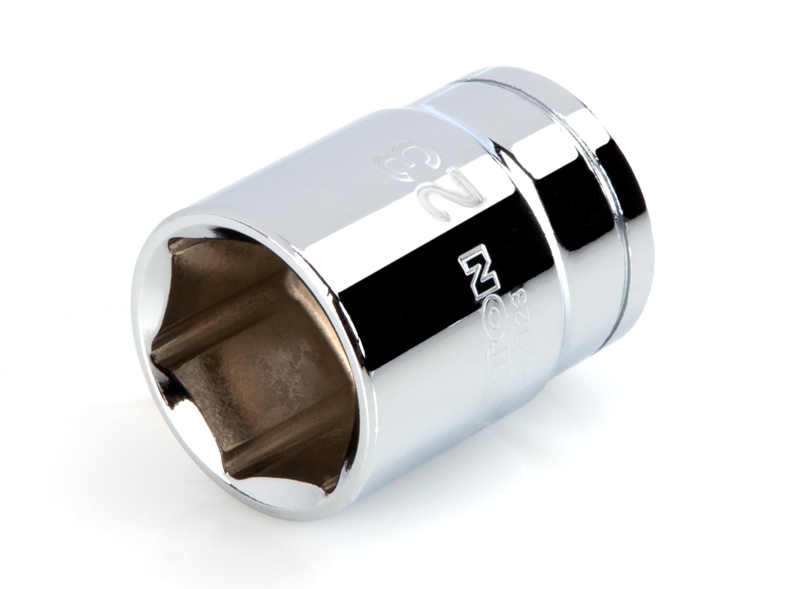TEKTON 1/2 Inch Drive x 23 mm Shallow 6-Point Socket | SHD22123 23 mm, 6-point