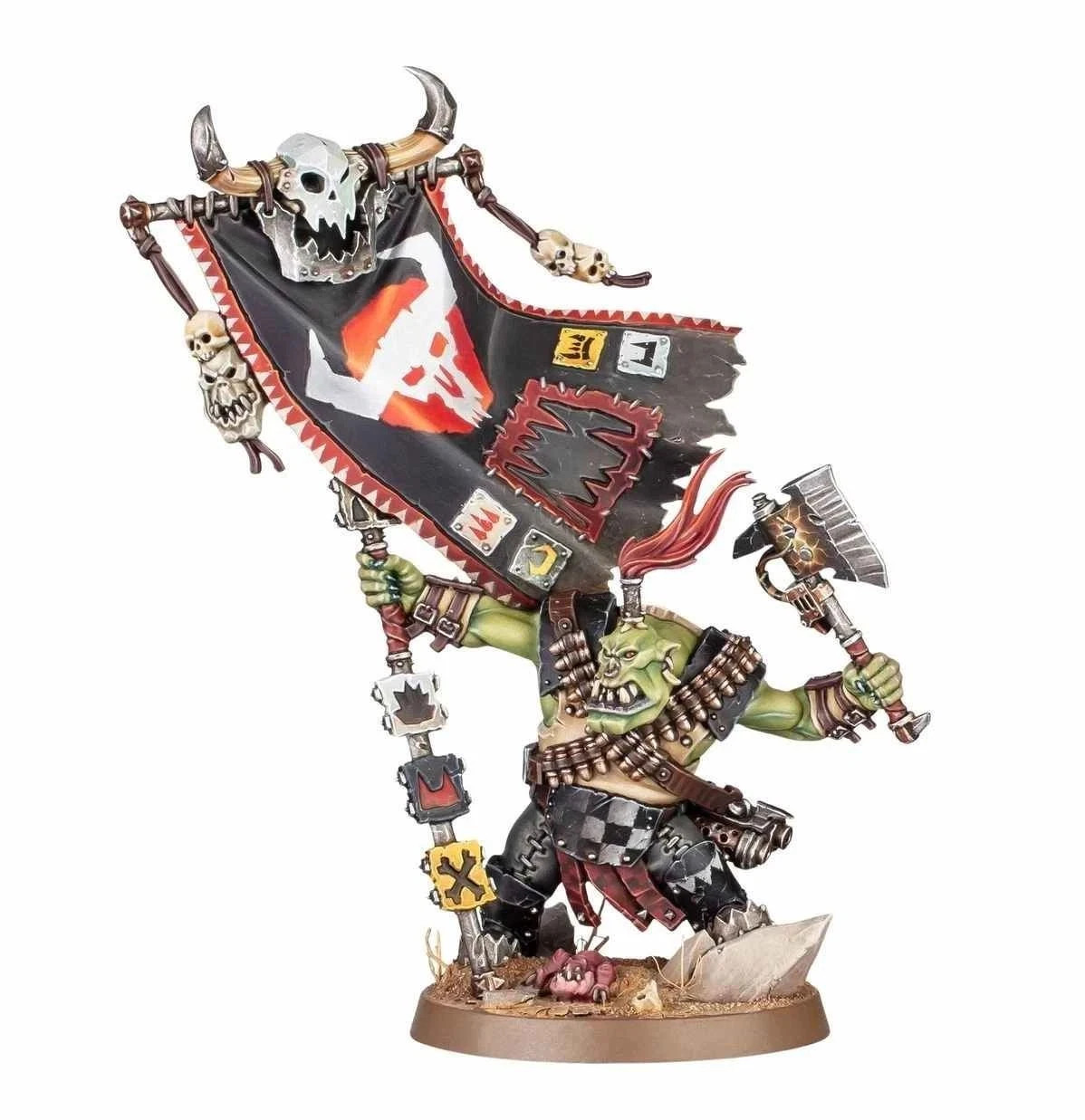 Armageddon Orks Bannernob Warhammer 40K On Sprue With Base (#112)