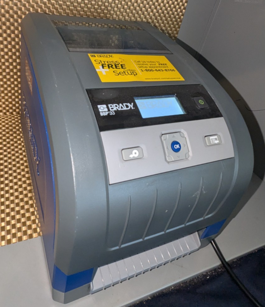 Brady BBP33 Industrial Label Printer