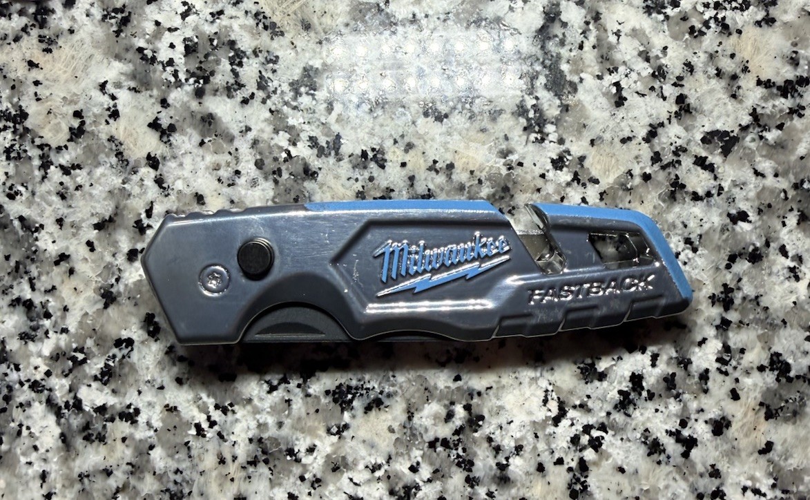 Milwaukee ‎Fastback Flip Utility Knife Custom Powder coat and paint (48-22-1501)