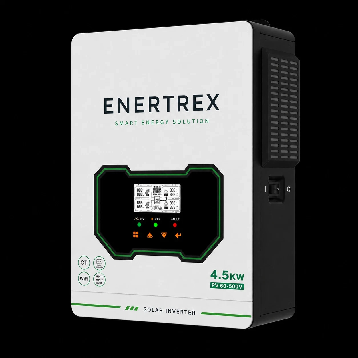 ENERTREX Solar MPPT Charge Controller 40A – Smart Energy Solution