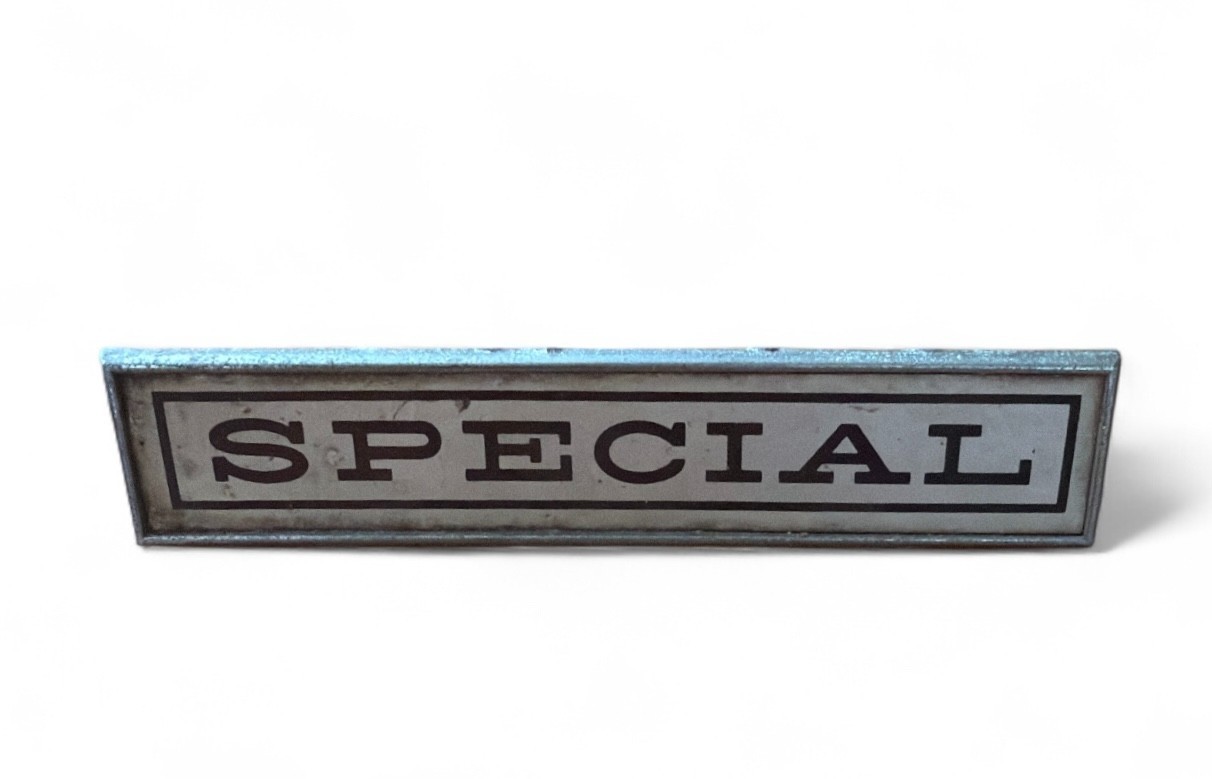 OEM Dodge Emblem 1971 Dart Mopar 2963770 "Special" 2.5" Two Mounting Pins