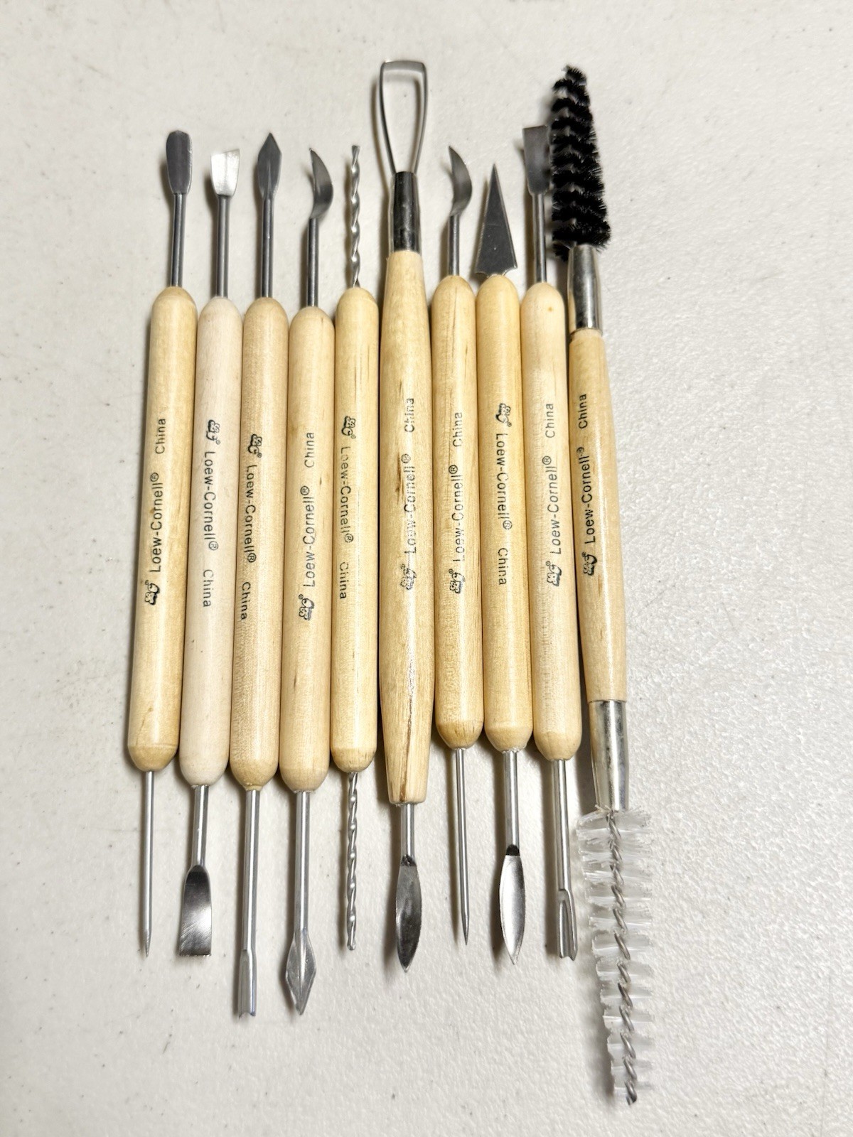 Vintage Lot of 10 Clay Sculpting & Pottery Tools – Loew-Cornell