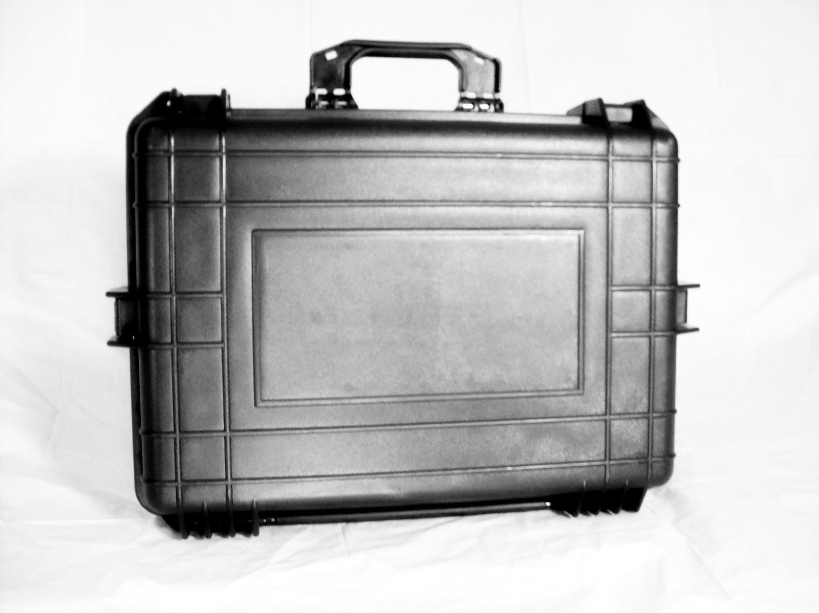 Tactical Case 22 Inch Black, Cubed Foam Interior for Equipment Weather/Water