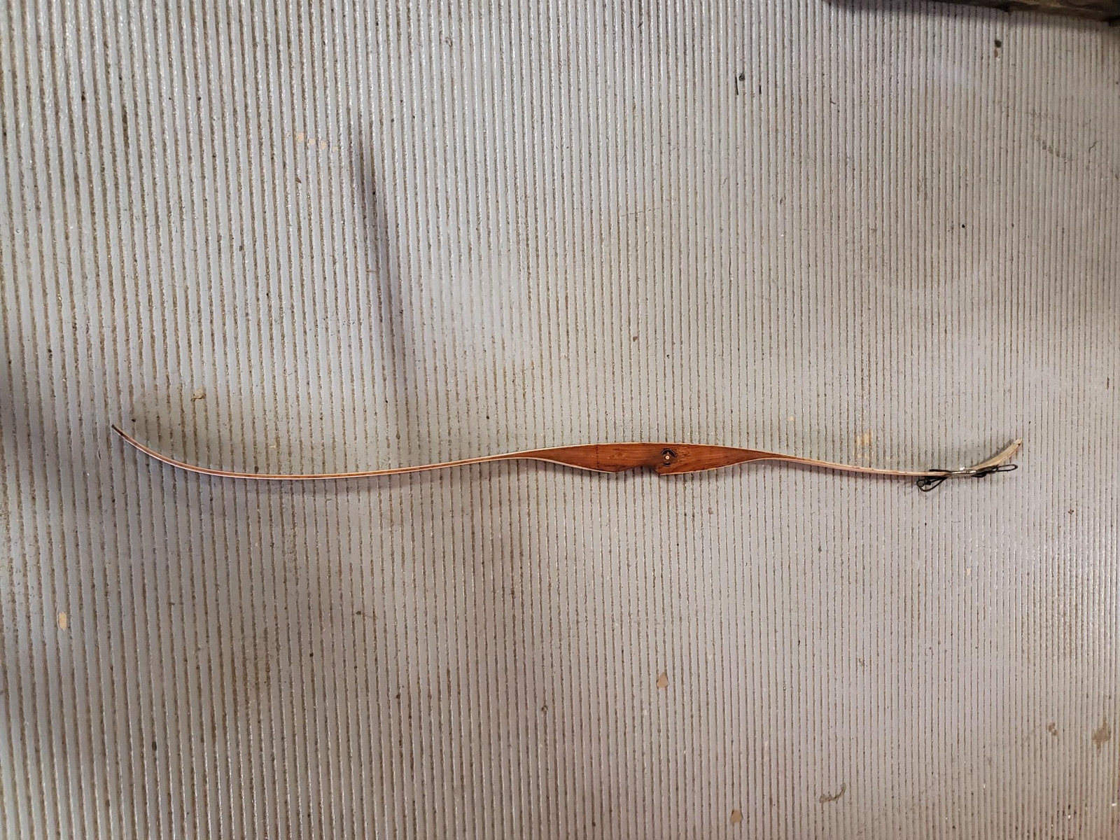 Vtg Ben Person pony Wood fiberglass recurve hunting bow around 1970 # 2 archery