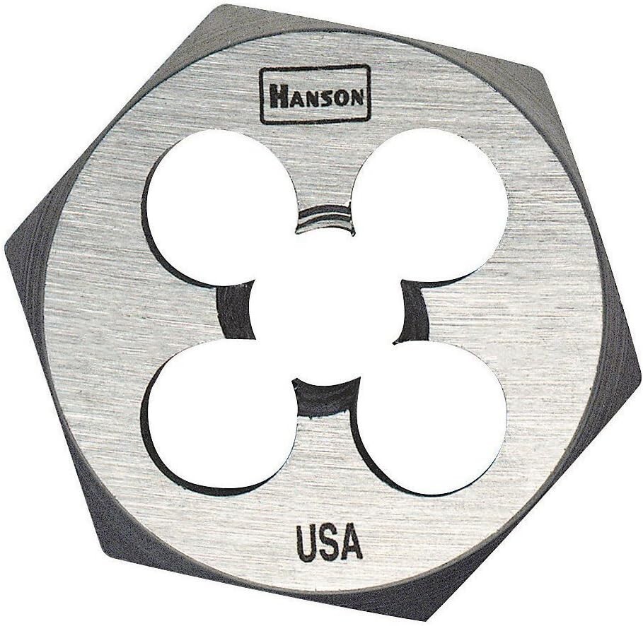 Irwin Hanson 6539 7/16" -  14NC  HCS 1" Hex Die USA Made