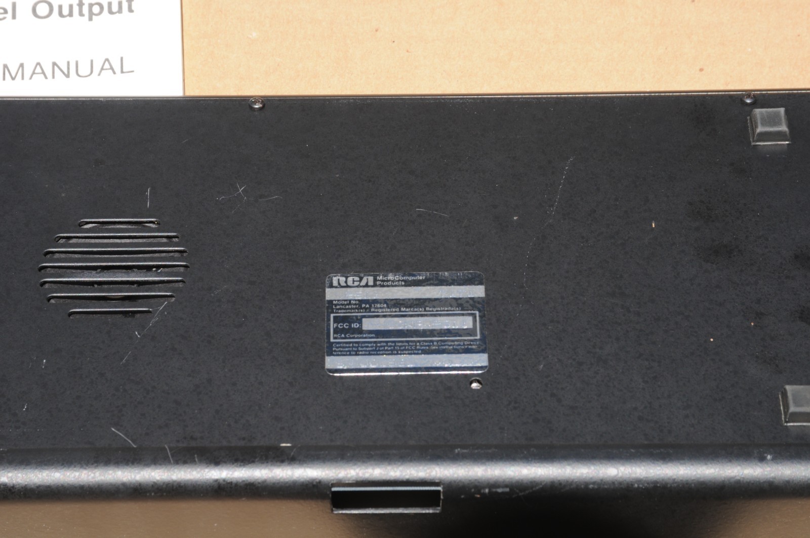 RCA PARALLEL ASCII OUTPUT KEYBOARD, Model VP-611, used, tested, Working