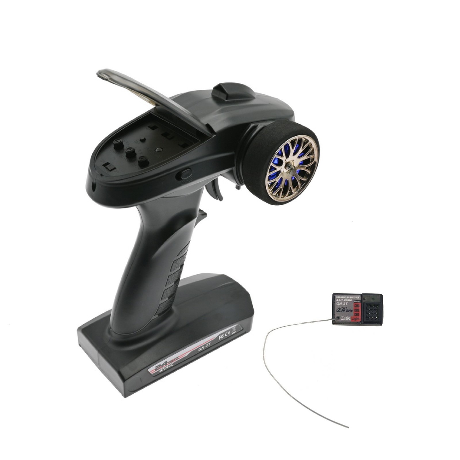 2.4Ghz 3CH Universal RC Car Boat  Radio Remote Control Transmitter With Receiver