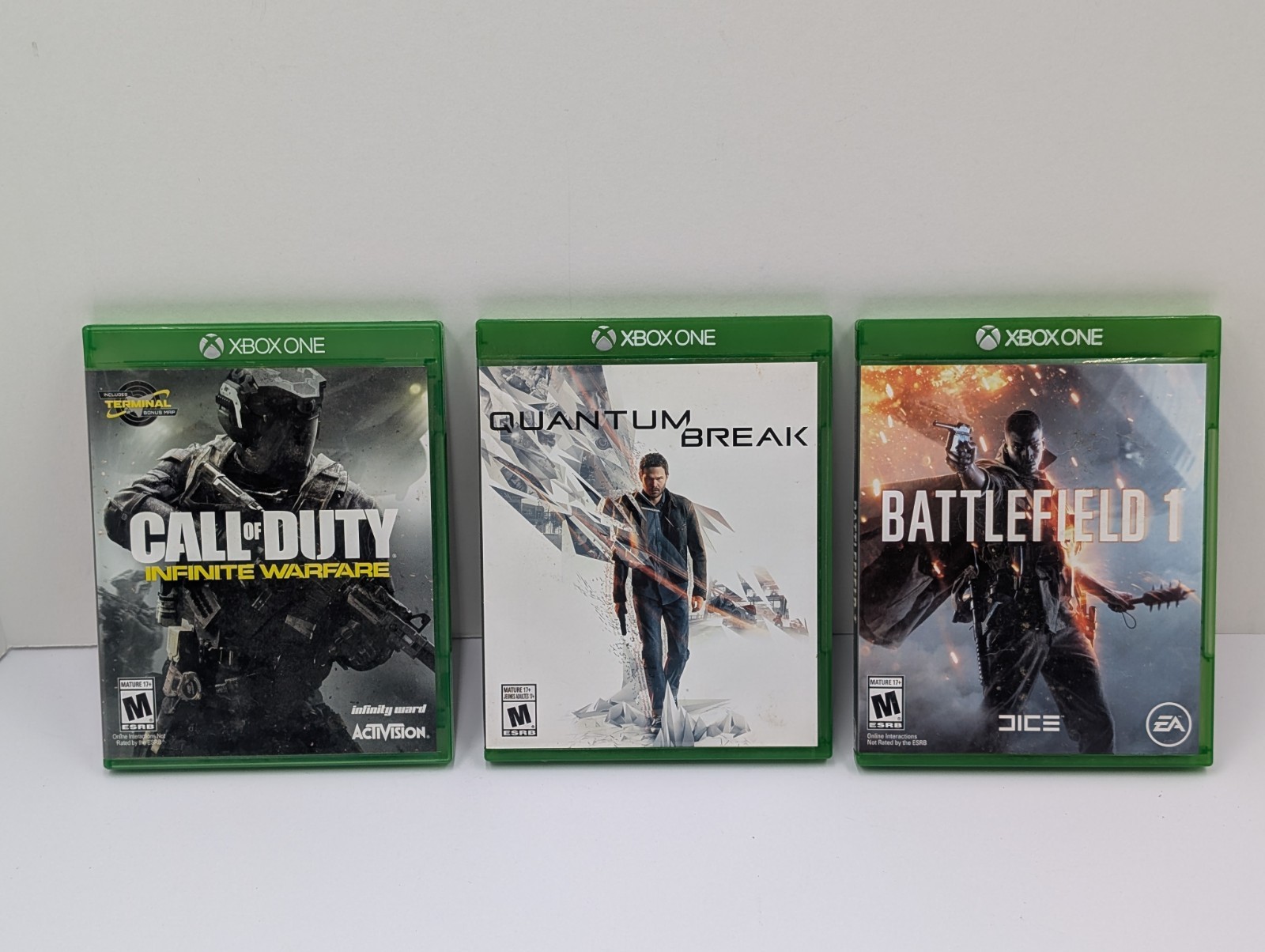 Xbox One Game 3 Game Bundle Quantum Break  Battlefield 1 COD Infinite Warfare