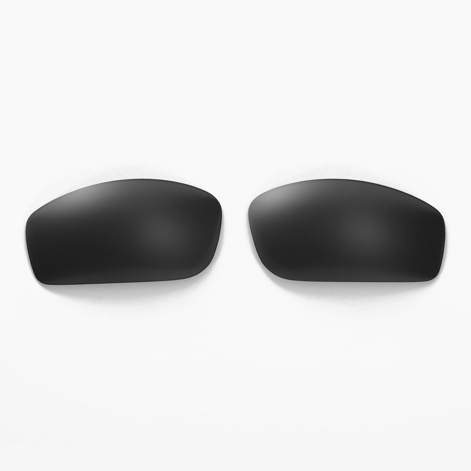 Walleva Black Polarized Replacement Lenses For Oakley Monster Pup