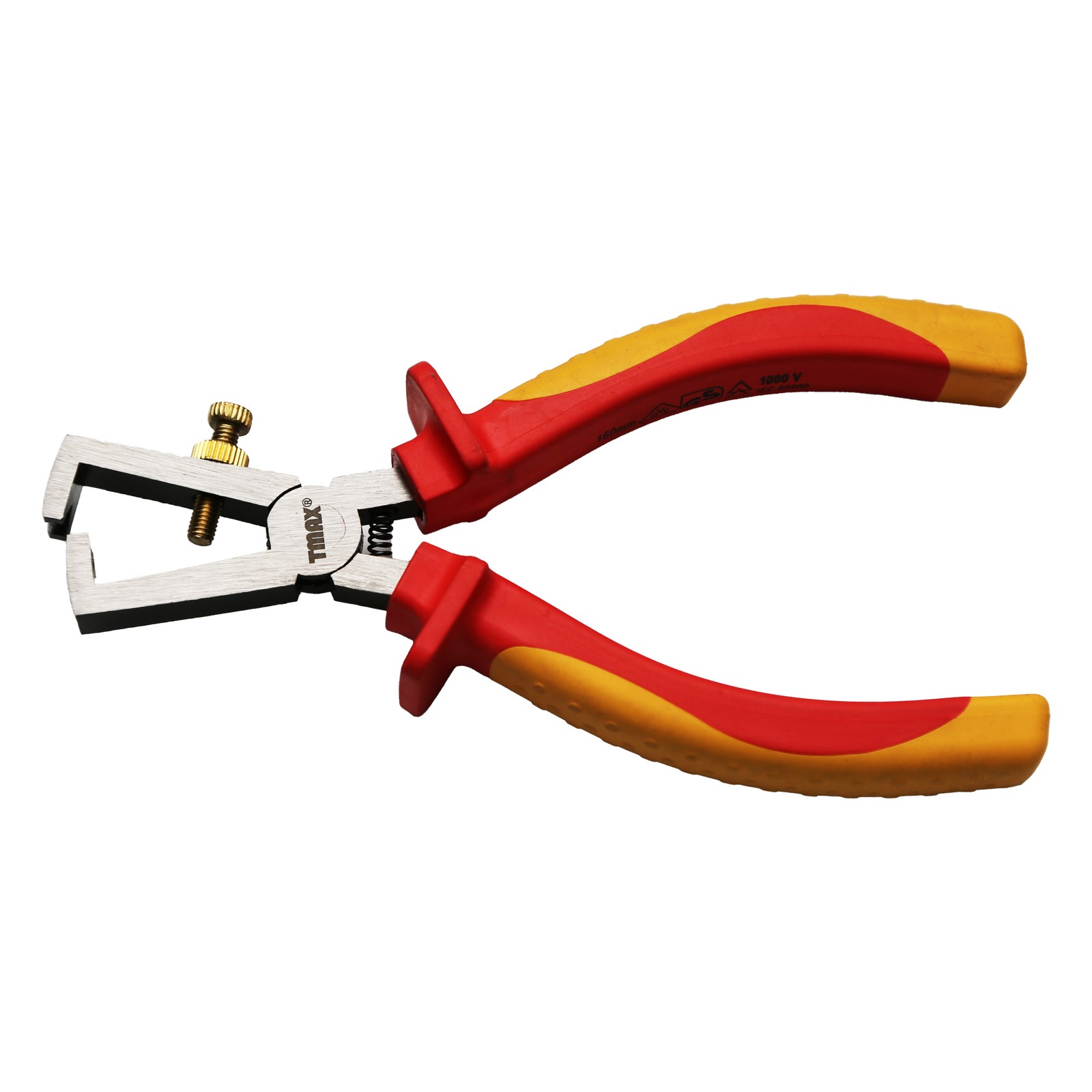 TMAX 6" 1000V VDE Insulated Electrician Wire Strippers, Cr-V Steel&No-Slip Grip