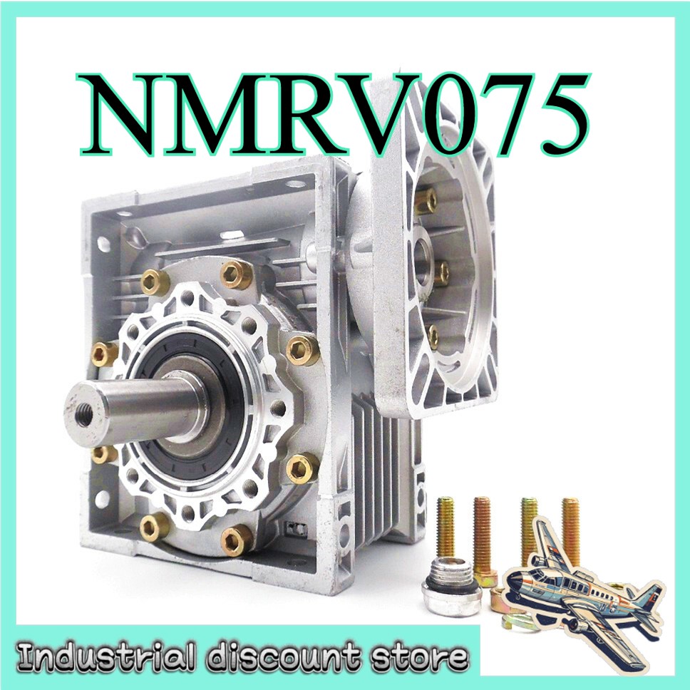 Worm Gear Speed Reducer NEMA42/52 Ratio 10 15 20 25 30 40 50 60 80 100:1 NMRV075