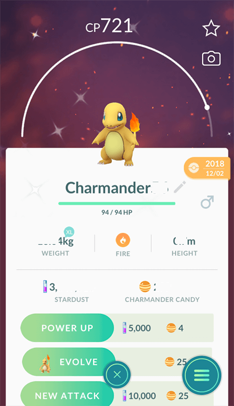 SHINY ✨ CHARMANDER OR DARK CHARIZARD!!! ✨ - PKMN GO!!! - NON REGISTERED!!!