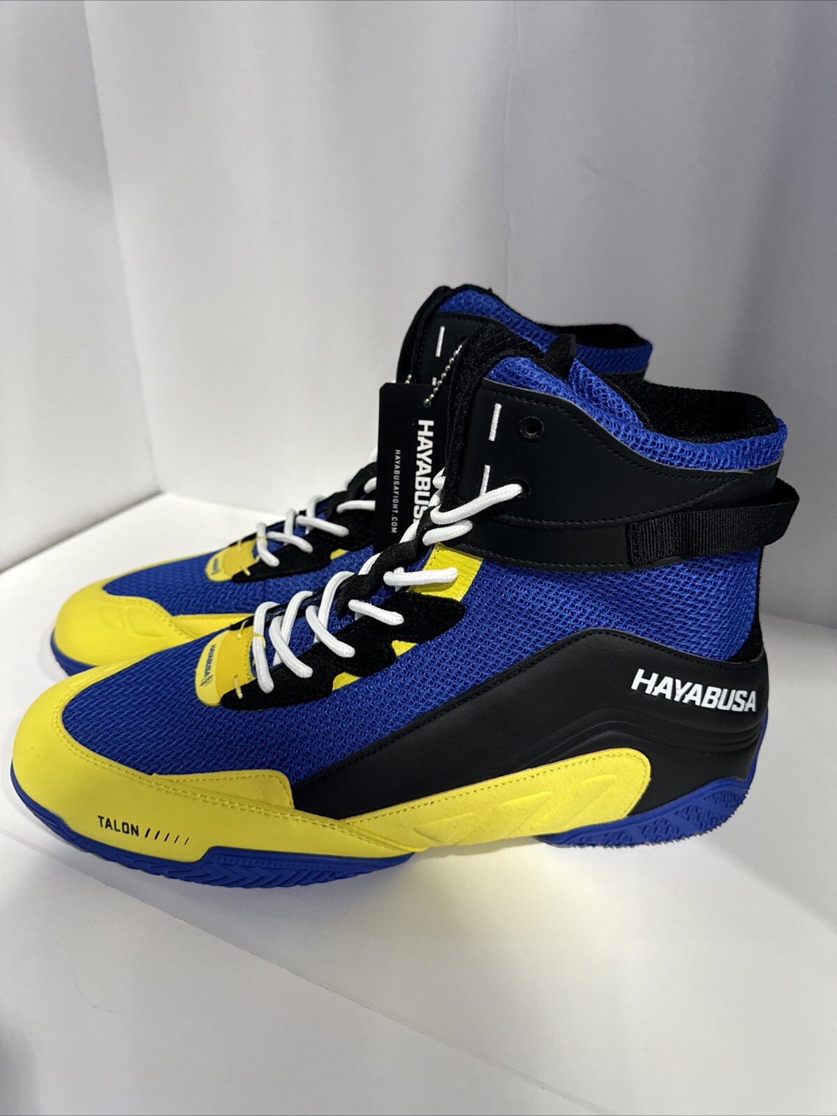 New Hayabusa Boxing Shoes Blue Sz 6
