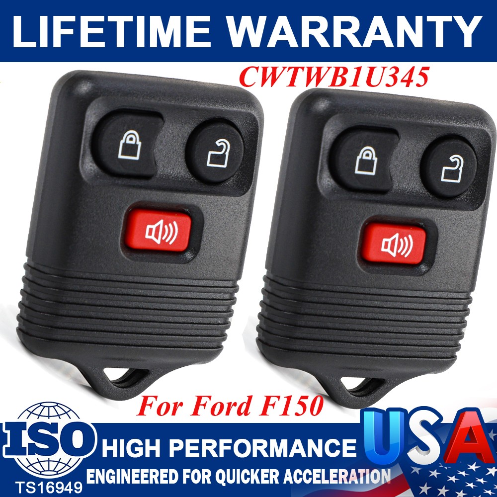 2 3 Button Replacement Keyless Entry Remote Key Fob For Ford F150 F250 1999-2007