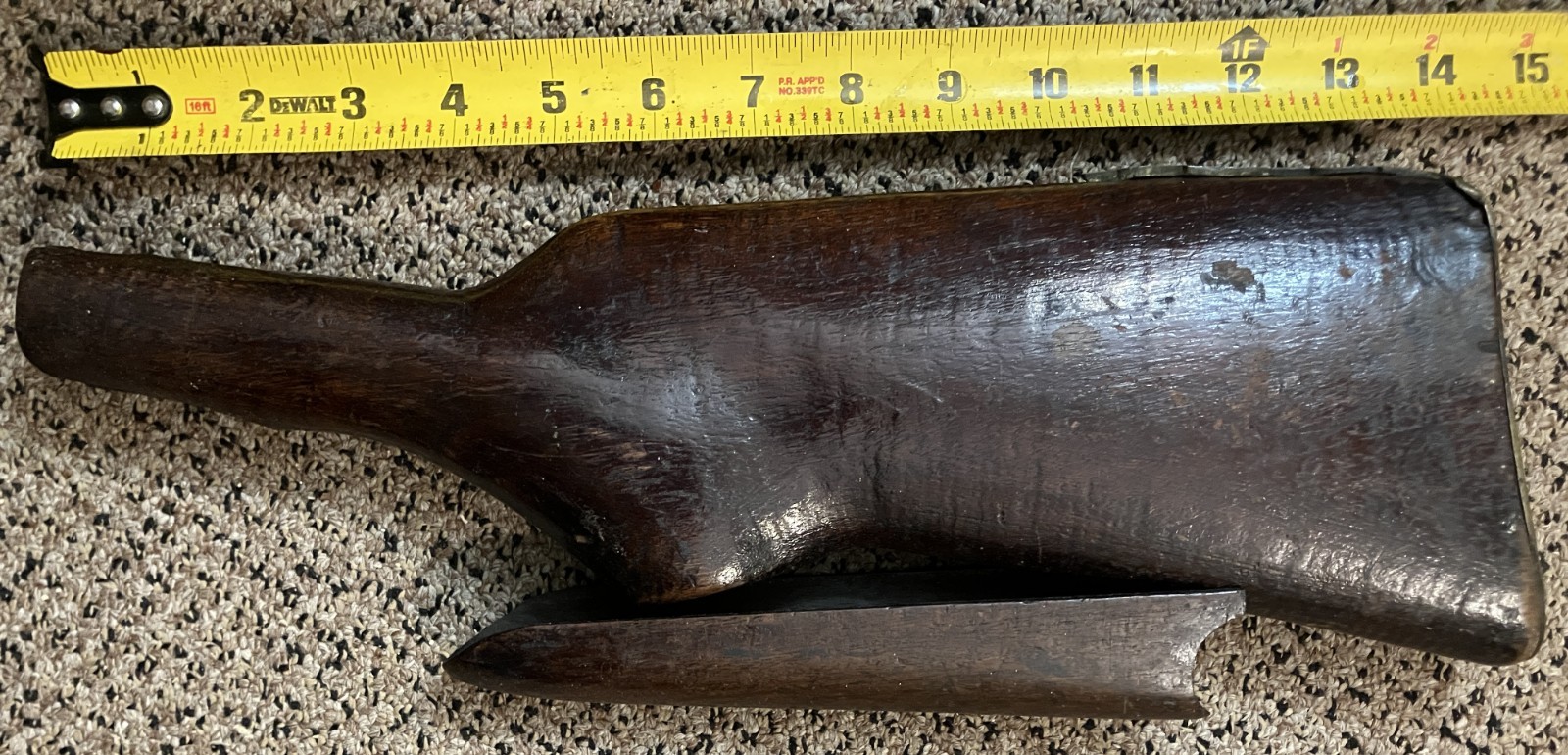 W.H. Davenport 1896 12ga Shotgun Stock + Forend Wood Furniture Set
