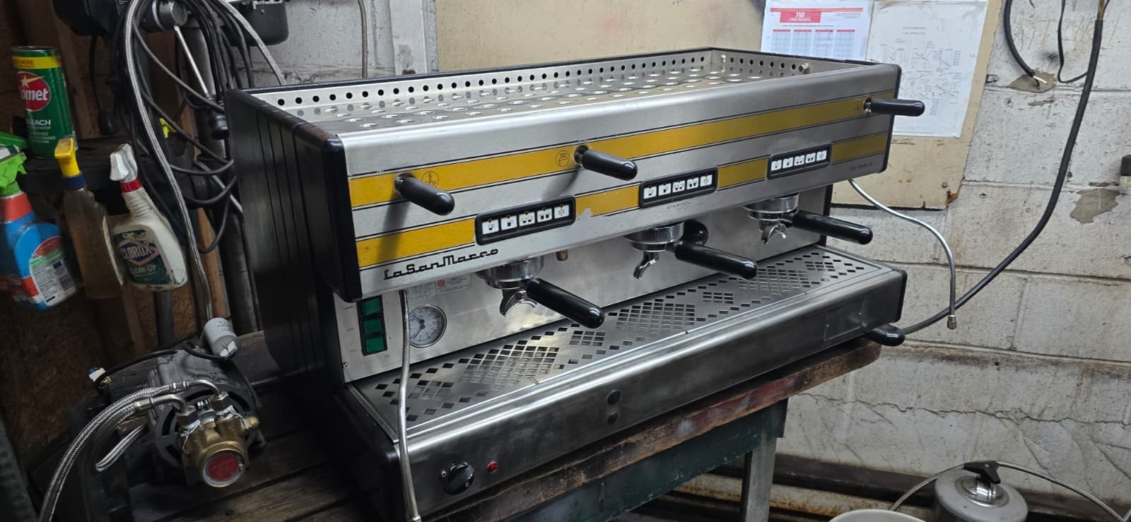 3 Group La San Marco Automatic Programmable Espresso Coffee Machine