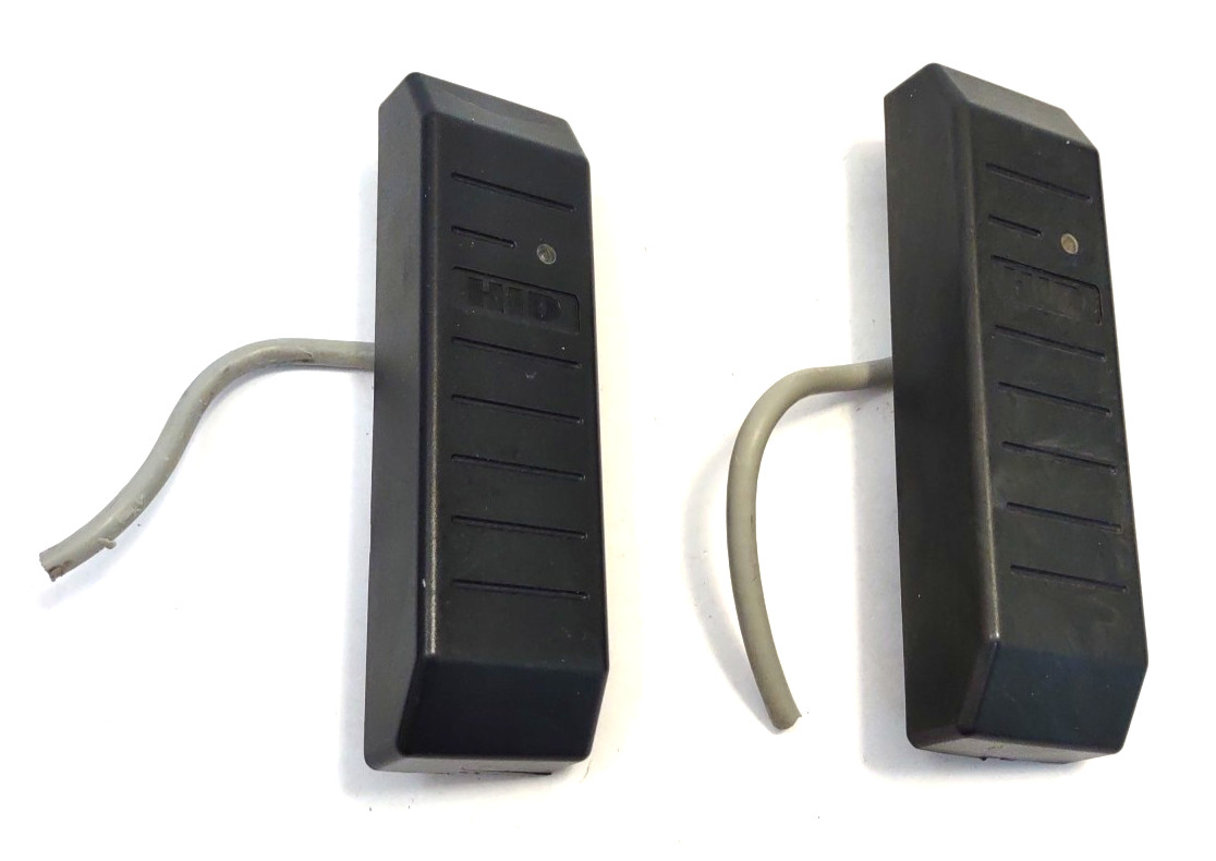 Lot of 2 HID 5365EKP00 MiniProx 5365 Mullion Access Card Reader 5365-380-01