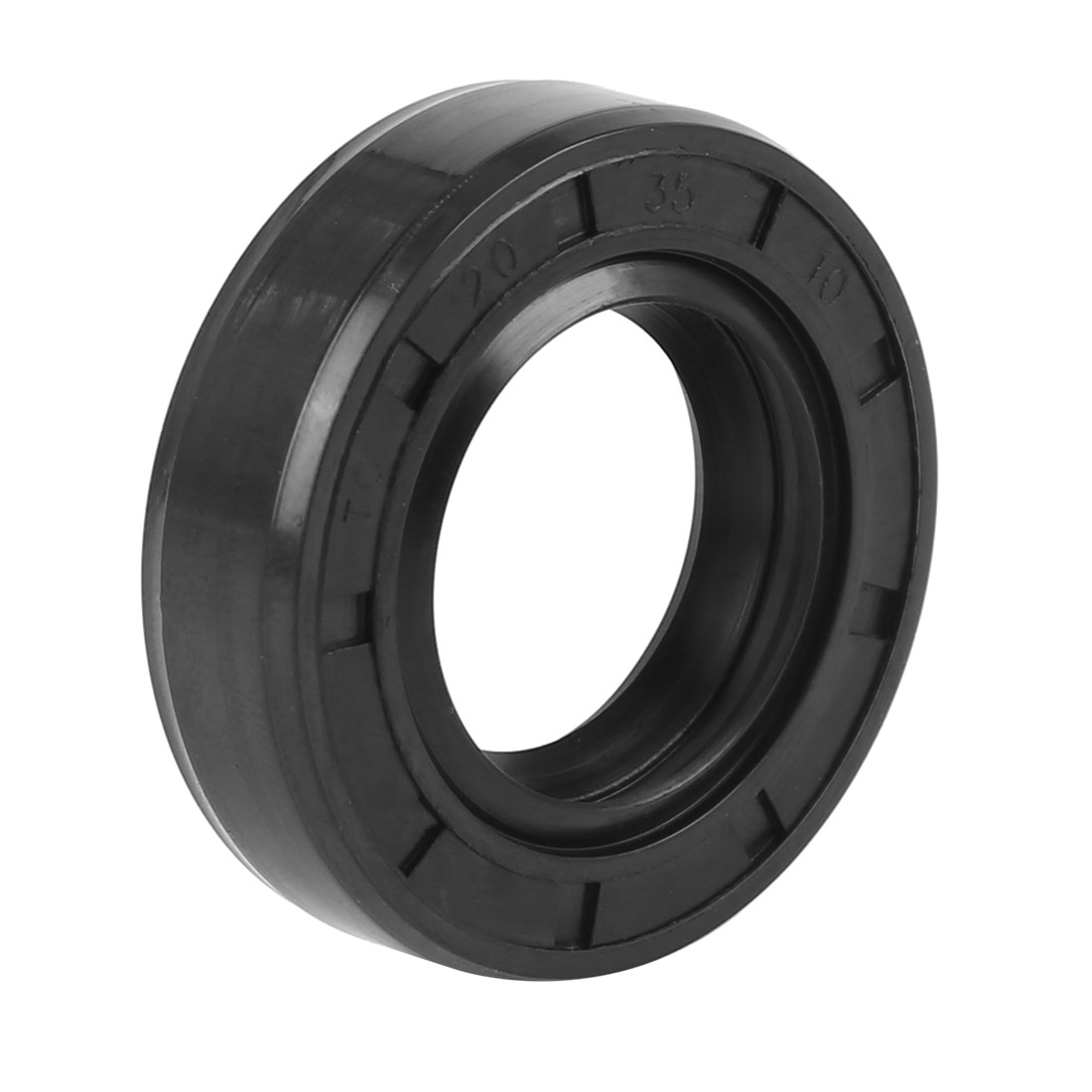 20mm x 35mm x 10mm Rubber Double Lip TC Type Oil Shaft Seal