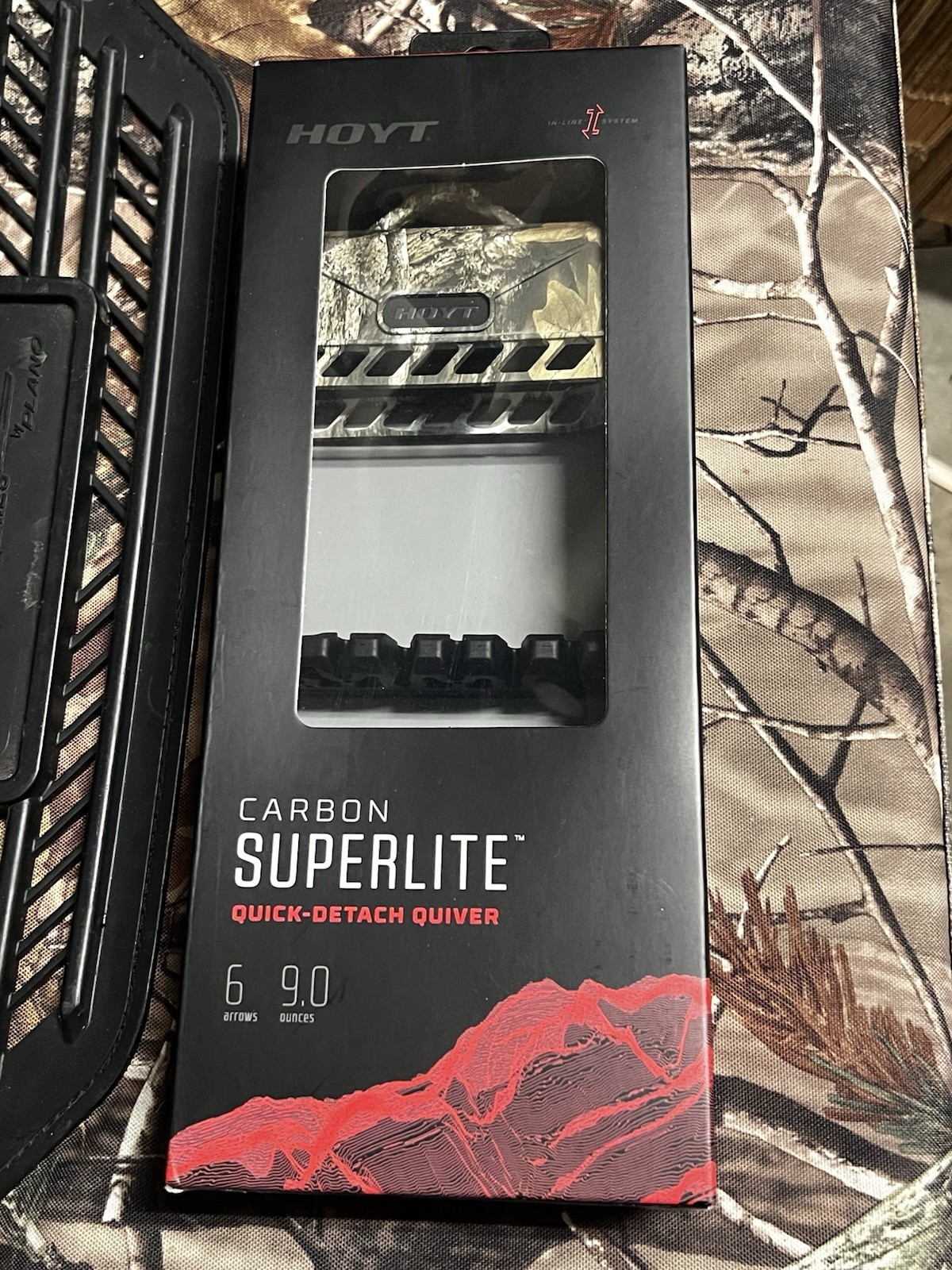 NEW Hoyt Carbon Superlite Quick-Detach 6 Arrow Bow Quiver- Realtree APX Camo