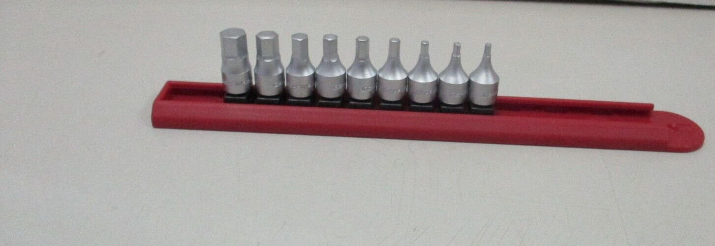 Gearwrench 9 pc SAE Stubby Hex Bit Driver Set