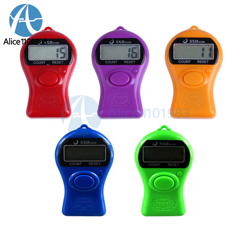 Electronic Tally Counter 5-digit 0-99999 Mini Manual Keychain Electronic Counter