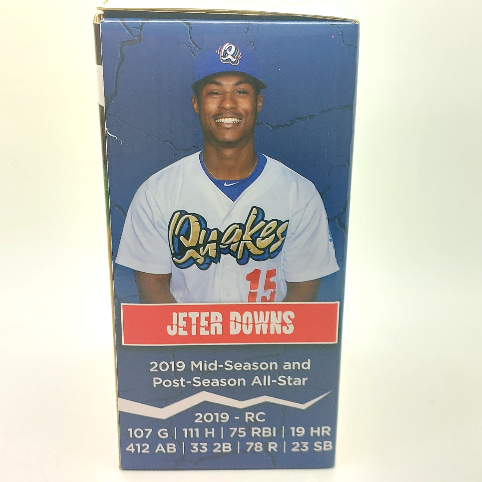 Rancho Cucamonga Quakes Jeter Downs Bobblehead Figure
