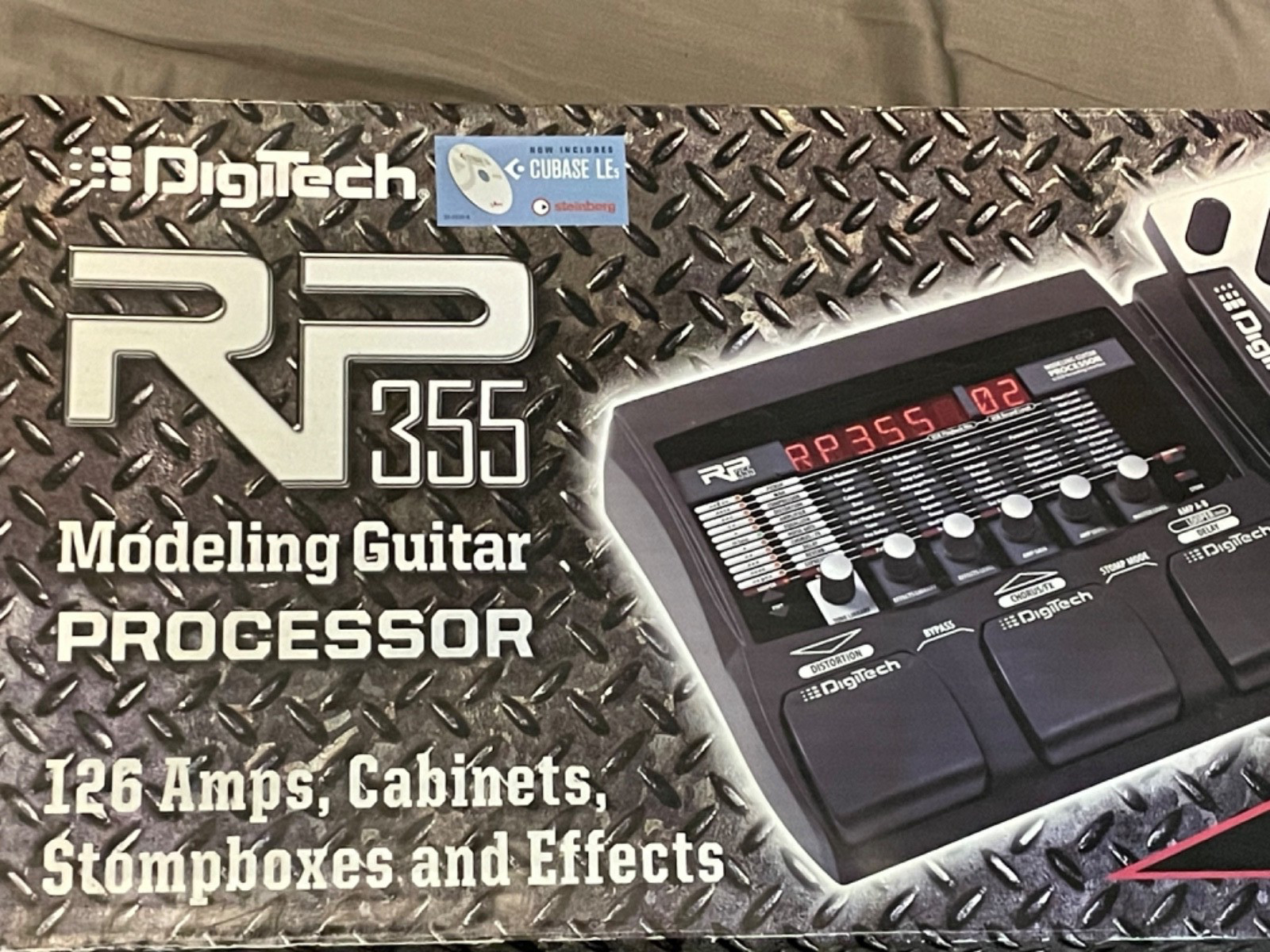 DigiTech RP355 Multi-Effect Processor – Includes Box, Power Supply & Accessories