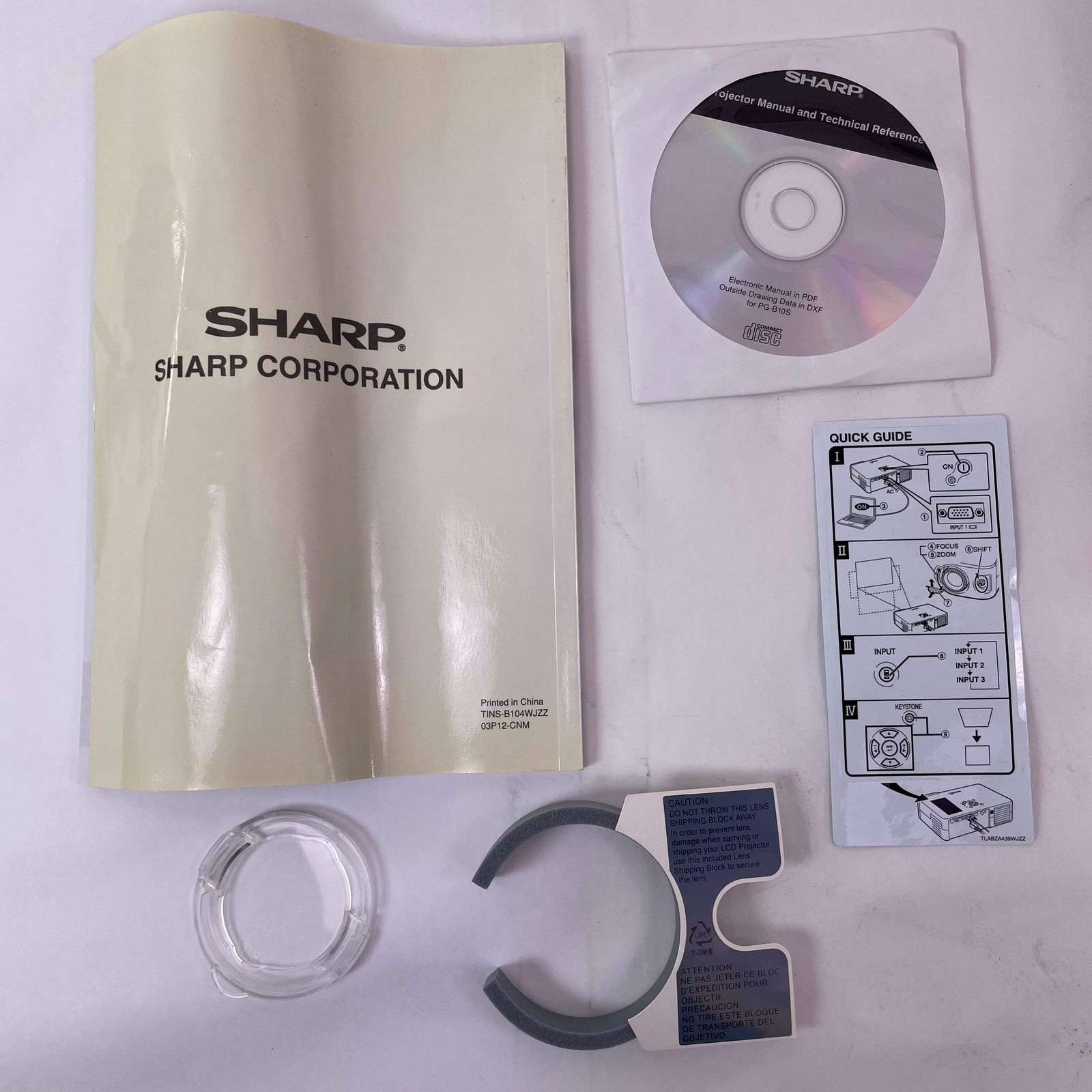 Sharp Notevision PG-B10S LCD Portable Projector