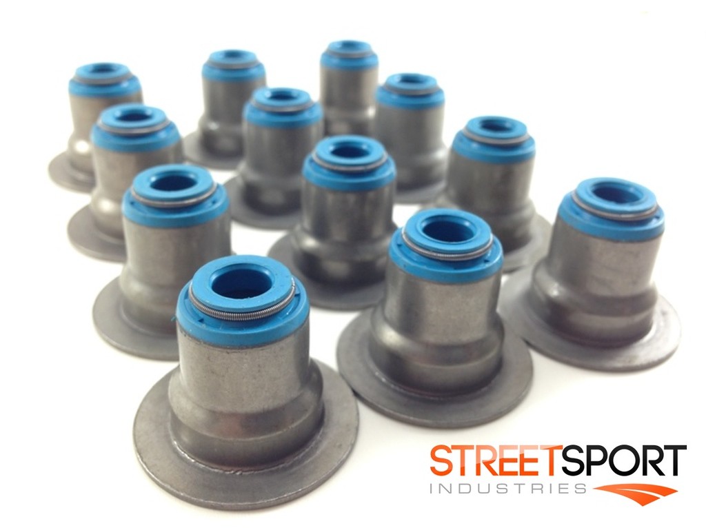 LX9 LZ9 FKM VALVE SEALS .313" X 500" 3.5L & 3.9L GM TOP HAT - Set of 12 - NEW!