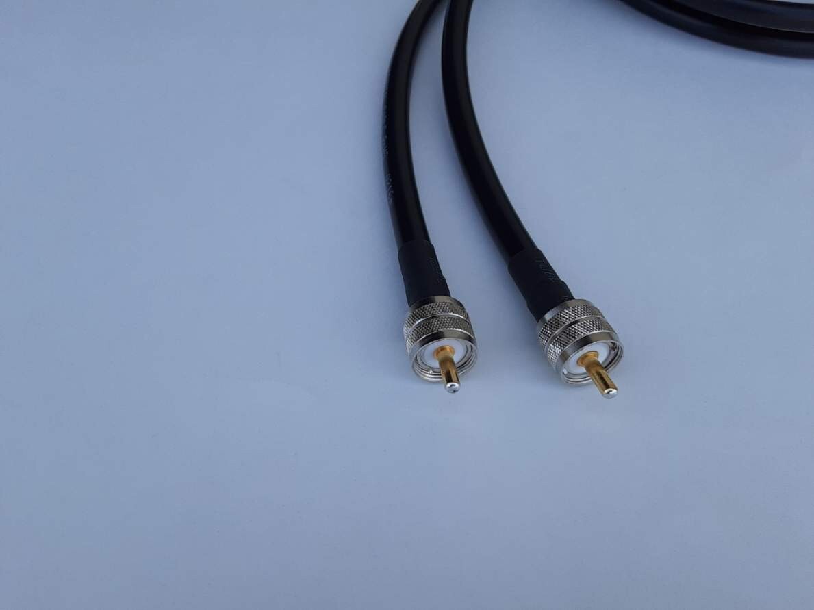 LMR-400 Ham Radio LMR-Antenna PL259 to PL259 UHF 50 ohm COAX Cable 25ft