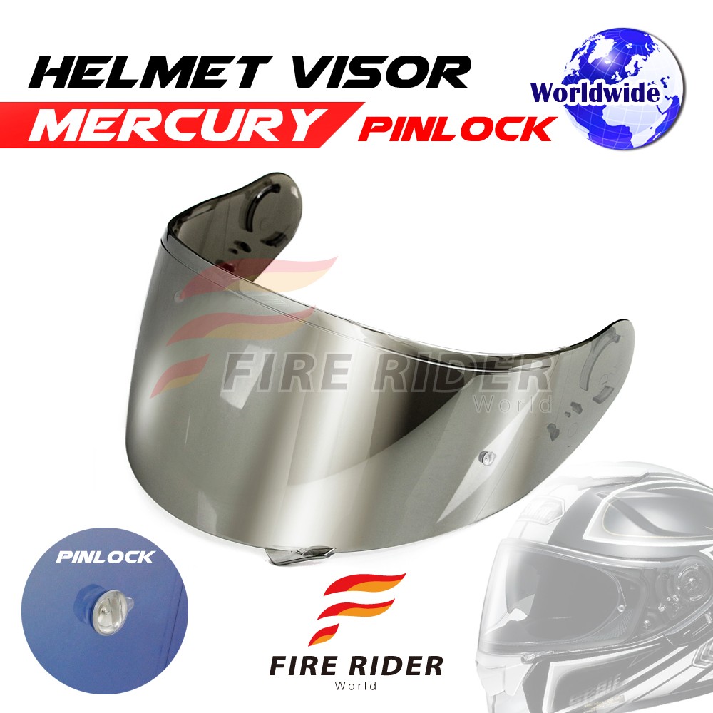 MERCURY Racing Helmet Visor Pinlock Shield For Shoei Neotec GT-Air GT AIR