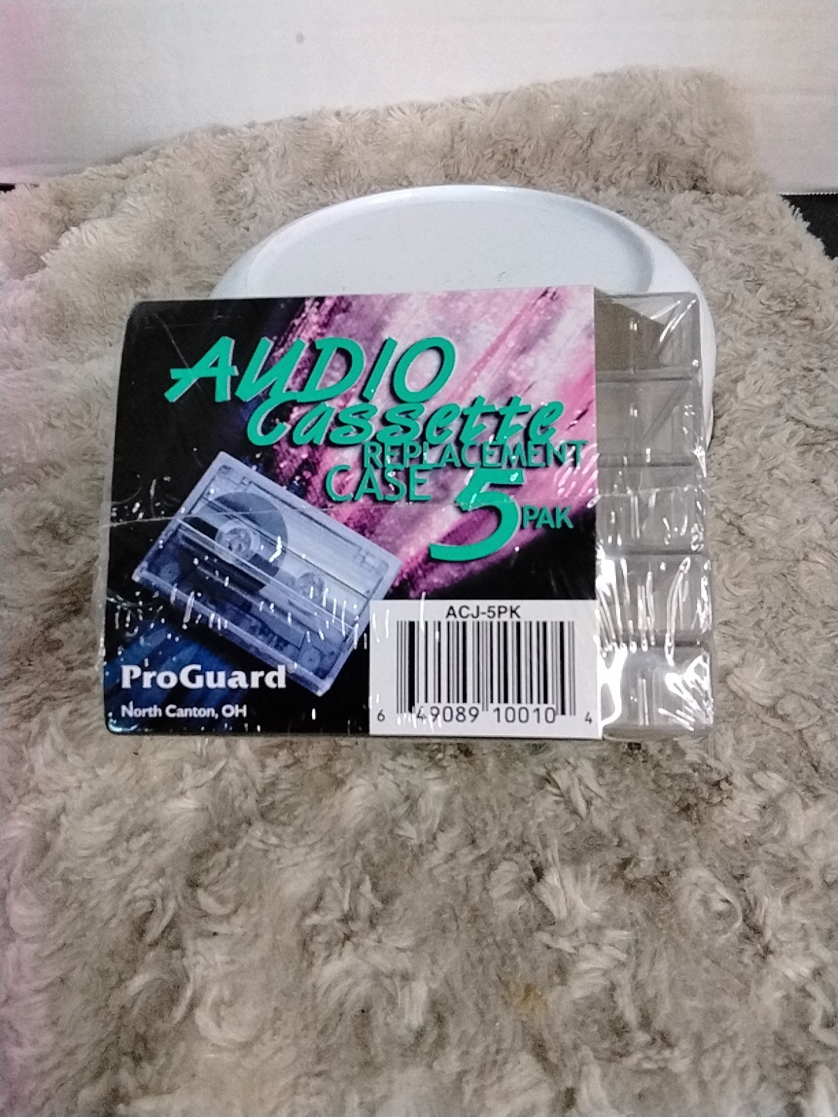 NEW 5 Pack ProGuard Audio Cassette Tape Replacement Cases Empty Jewel Case Music