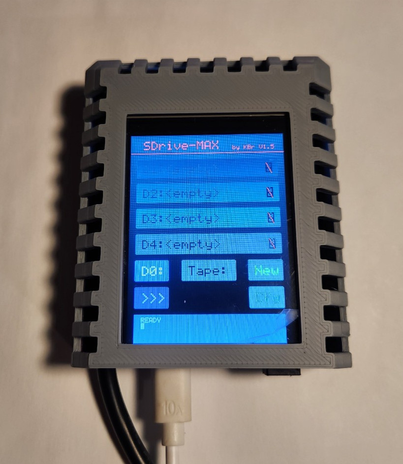 SDrive Max Floppy Drive Emulator Atari 8-Bit 400/800/XL/XE Firmware 1.5 USB C R1