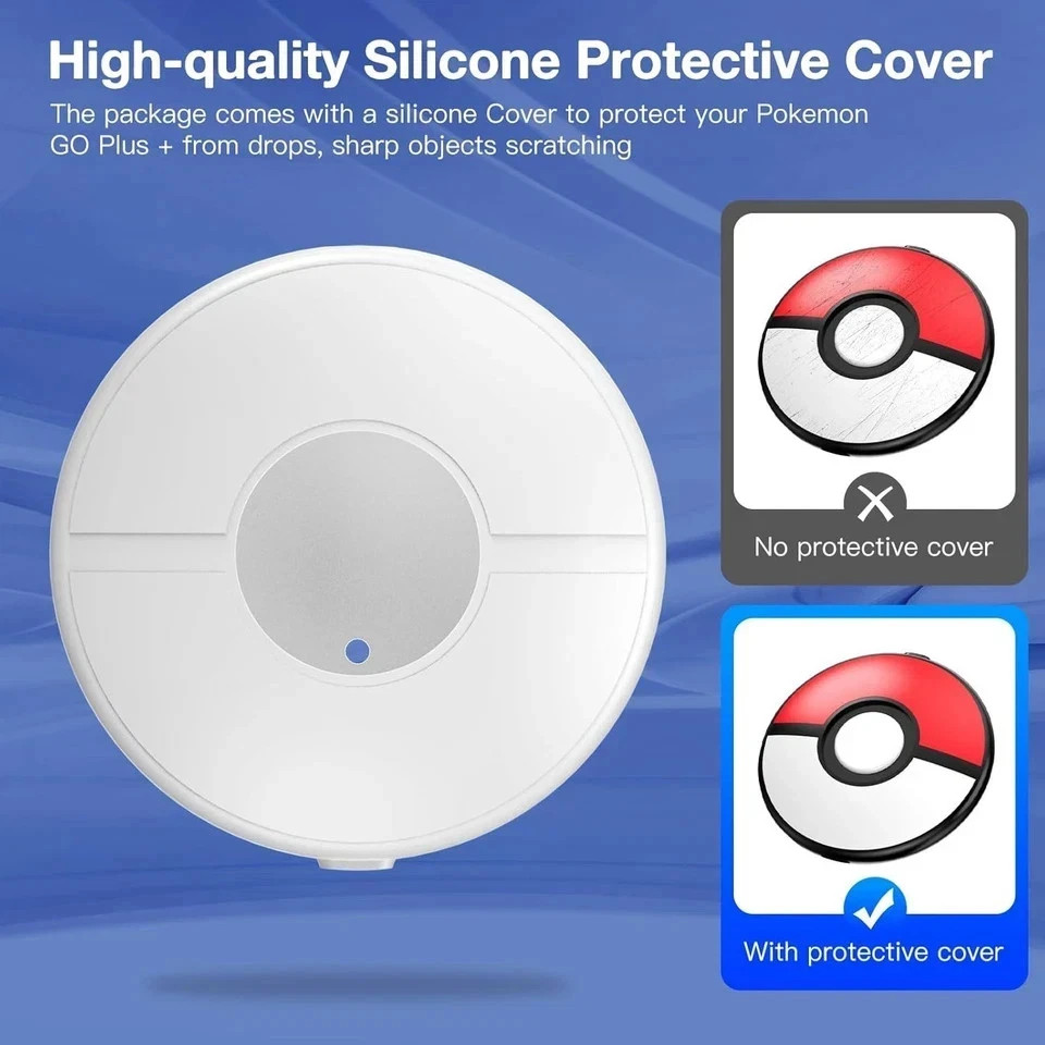 Poke GO Plus + Charger Poke GO Plus Plus Charging Dock With Silicone Case For..