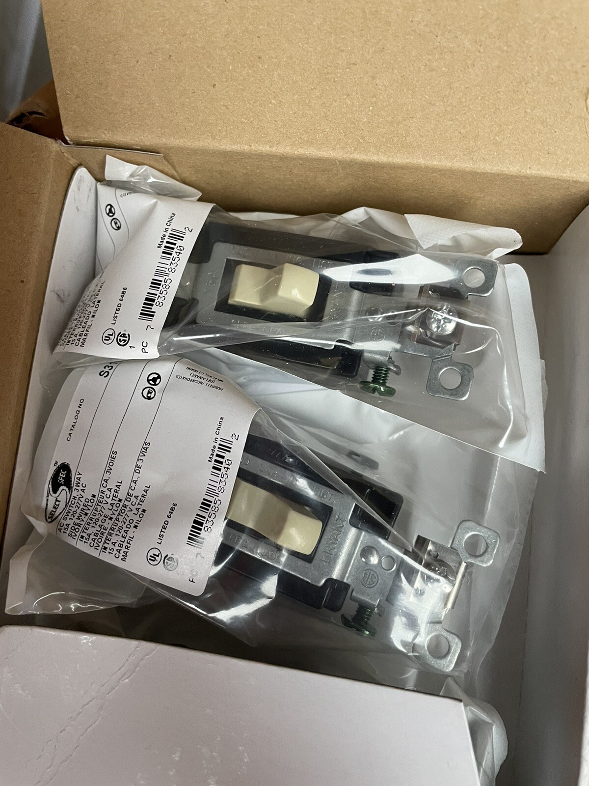 Commercial Grade 15 amp 3 Way Switch S315I