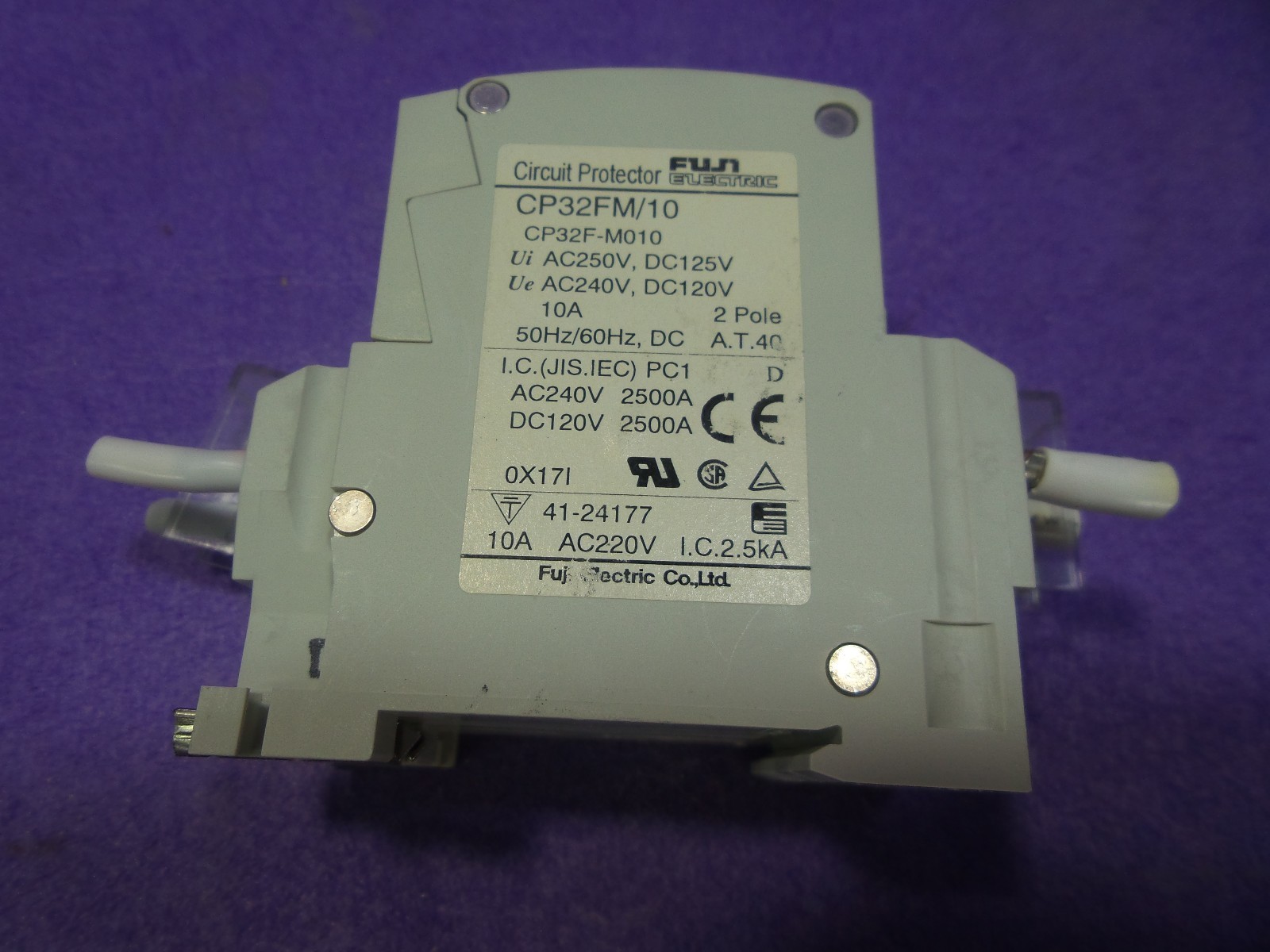 Fuji Electric CP32FM/10 Circuit Protector,USED