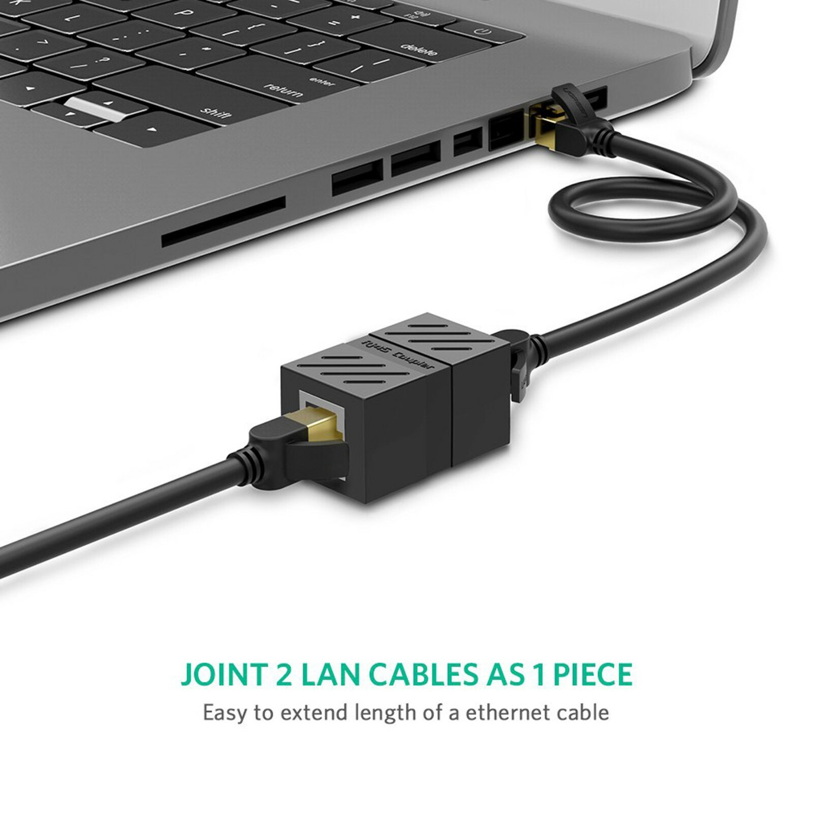RJ45 Inline Coupler Cat7/Cat6/Cat5e Ethernet Network Cable Extender Connector