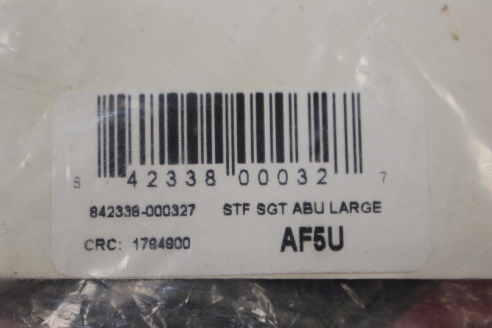 Exchange Select Air Force STF SGT ABU Patches Large - NEW