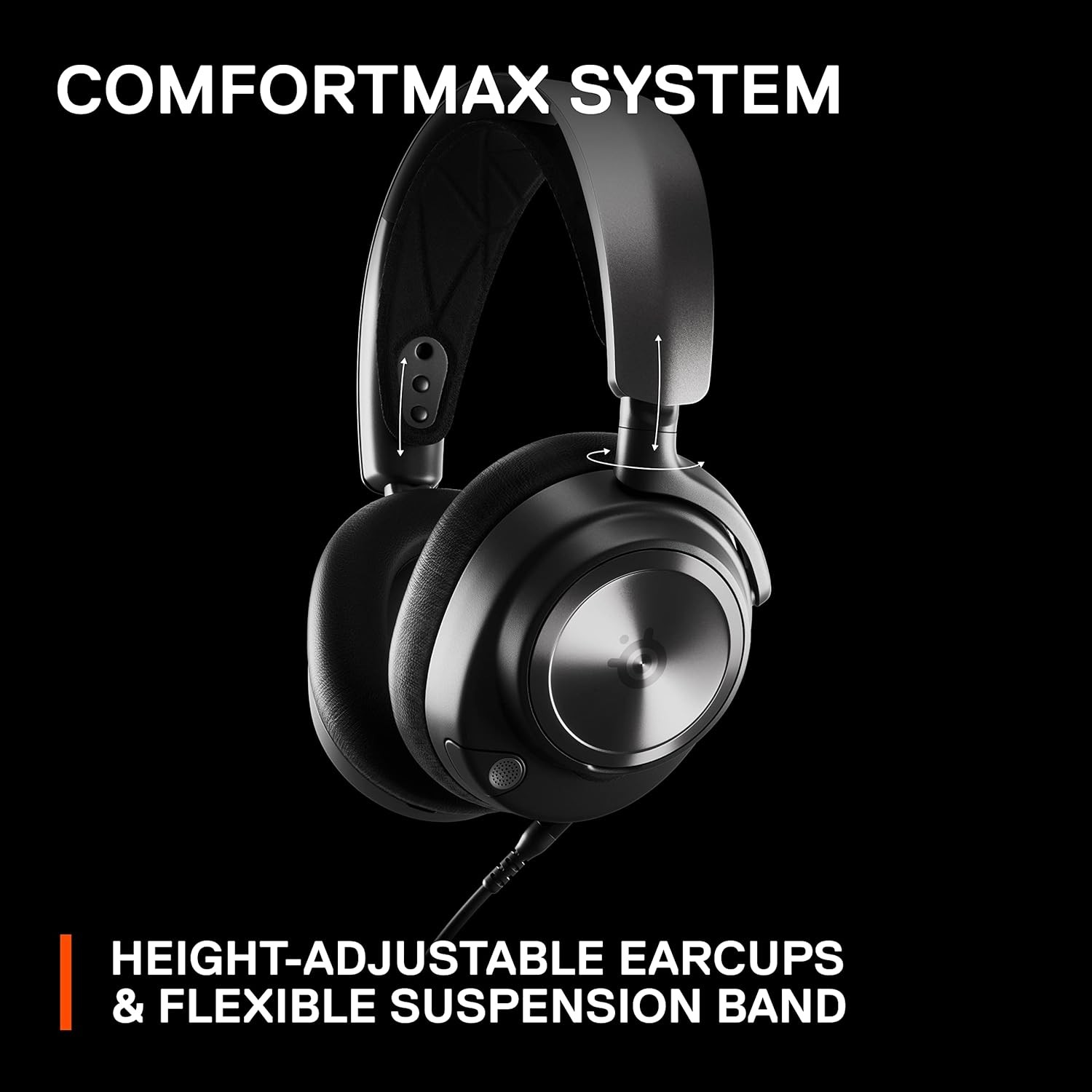 SteelSeries Arctis Nova Pro Wired Headset for PC Black Certified Refurbished