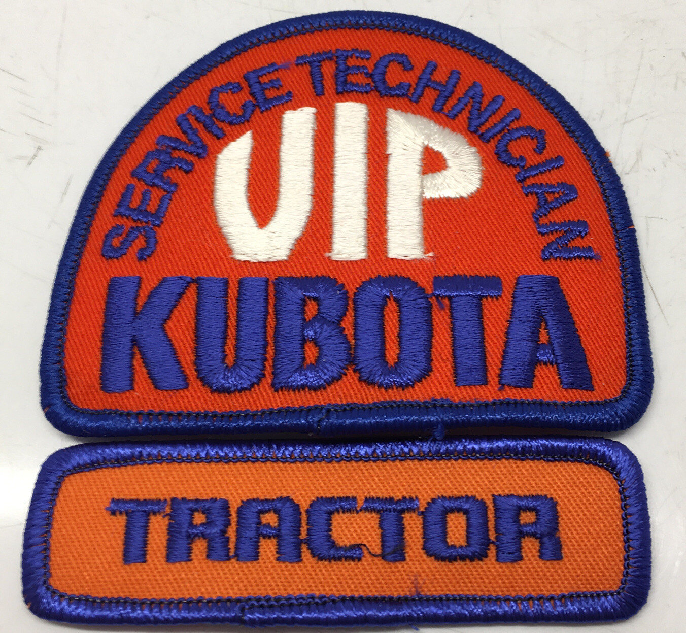 NOS kubota vip service technician tractor patch 4.25x3.75"