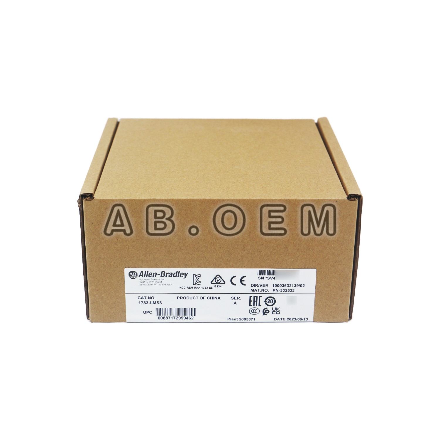 New Factory Sealed AB 1783-LMS8 /A Stratix 2500 Managed Switch 1783LMS8