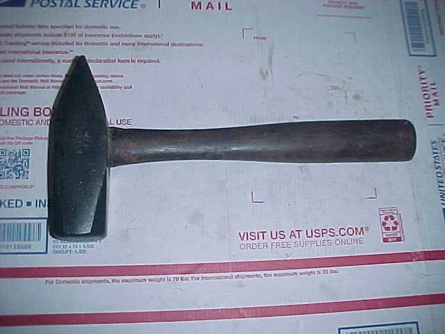 Plumb 3 LB Cross Pein Hand Sledge Hammer Blacksmith Auto Body Anvil Dolly Tool