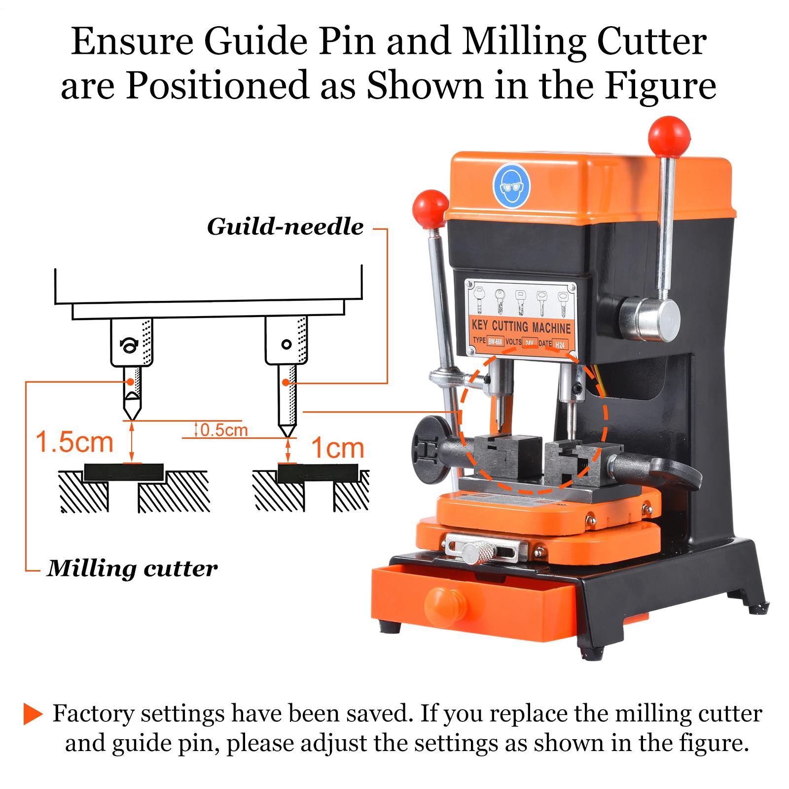 Multifunctional Cutting Machine, Keys Duplicator Copy Machine for Hardware Store